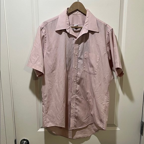 Pink Elvis Presley & Richard Nixon Men's Shirt - Picture 4 of 8